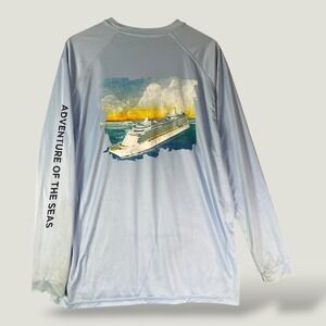 Royal‎ Caribbean Adventure of the Seas Performance Shirt Men XL UPF 50